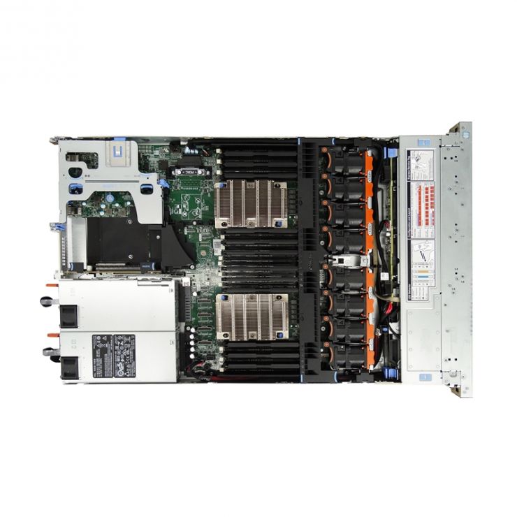Server DELL PowerEdge R640, 2 x Intel 20-Core Xeon Gold 6138 2.0 GHz, 256GB DDR4 ECC, 2 x 900GB HDD SAS, RAID PERC H730, 2 x PSU, Front bezel, GARANTIE 2 ANI